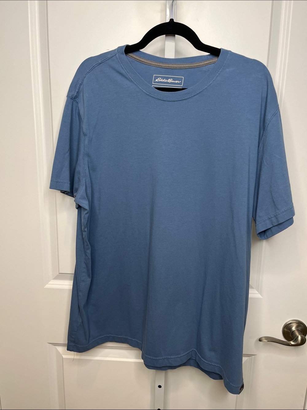 Eddie Bauer Short Sleeve Crewneck Tee in Slate Blue Mens XL
